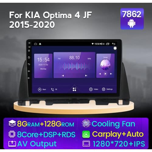 PX6 1024X600 4G RAM 4G LTE Android 10 For KIA optima K5 2016 2017 2018 Multimedia Stereo Car DVD Player Navigation GPS Radio