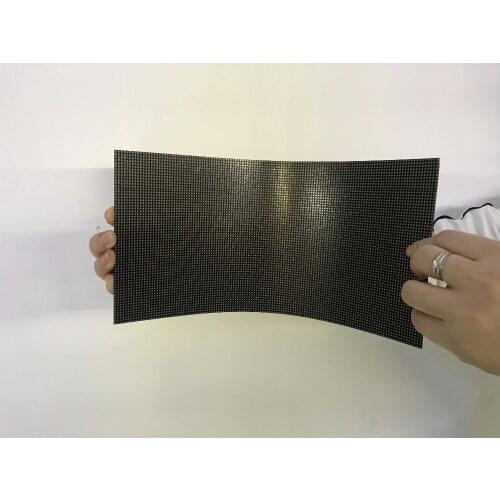 Free Shipping HD soft Led Panel P2.5 Flexible Led Module P1.25P2.5p3.91 Transparent Led Screen