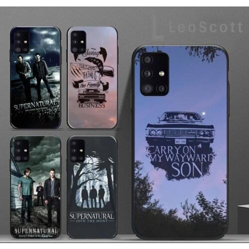 Supernatural Phone Case For Samsung A40 A31 A50 A51 A71 A20E A20S S8 S9 S10 S20 Plus note 20 ultra