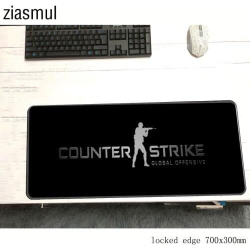 Cool cs go mouse pad 700x300x2mm Computer mat Natural Rubber gaming mousepad large 、padmouse keyboard games pc gamer desk