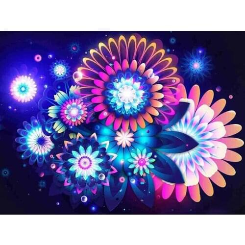 YI BRIGHT Full Square/Round Drill 5D DIY Diamond Painting "Blooming flower" Embroidery Cross Stitch 3D Home Decor