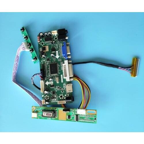 Kit for B156XW01 V0/B156XW01 V1/B156XW01 V2 1366x768 HDMI-compatible+DVI+VGA LCD Audio Controller Board M.NT68676 Display panel
