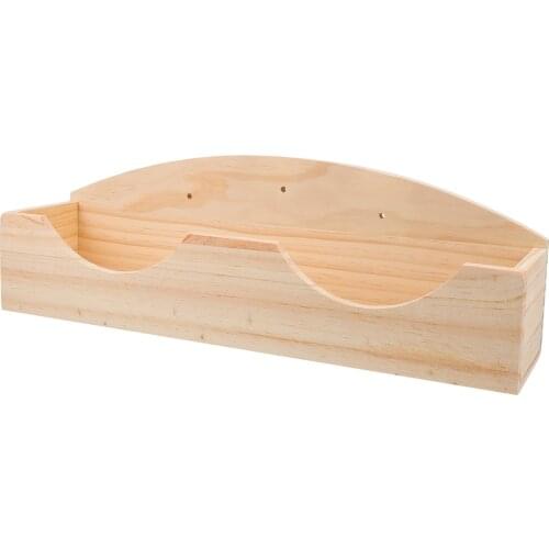 Rabbit Hay Feeder Food Manger Wooden Hay Manger Rack Grass Holder Bowl