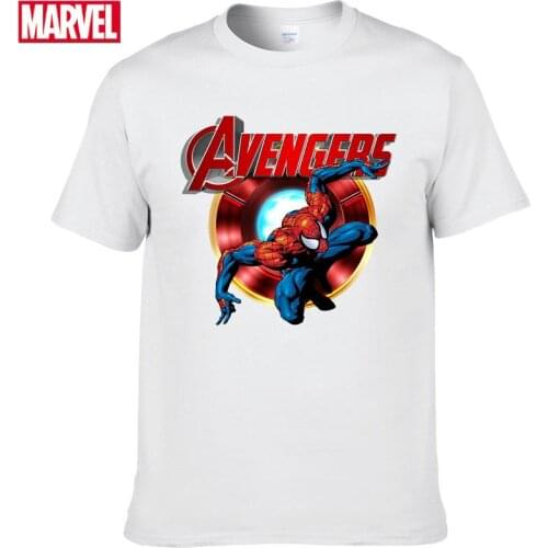 Marvel The Avengers Mens tee shirt Summer Womens cotton t-shirt funny t shirts T-shirts with short sleeves Tops Clothing #11