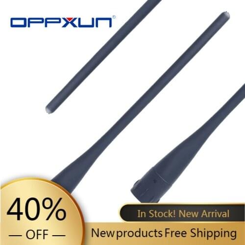 OPPXUN 1 Pcs TK308 UHF 400- 470MHZ Walkie Talkie Antenna Two-Way Radio TNC Male Ham Antenna