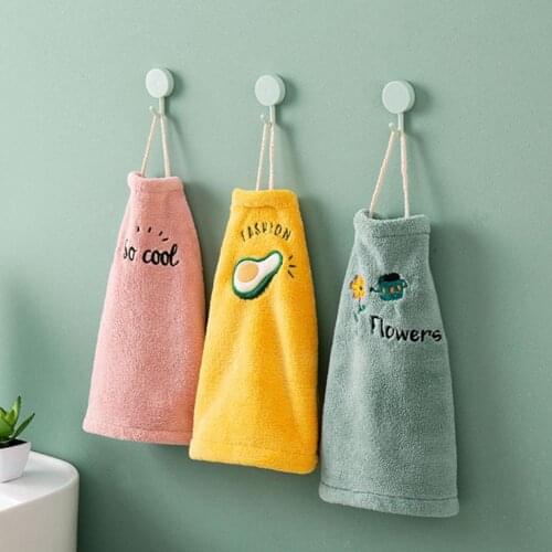 Face Towel Thicken Cartoon Pattern Cloth Adorable Washing Rag for Bathroom Home Miraculous Hanging Cute Wash Towel 2021