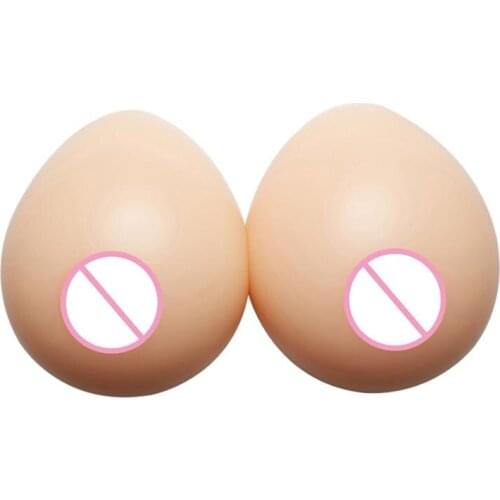 B Cup Size 600g Silicone Breast Form Artificial Fake False Boobs Enhancer Left And Right For Mastectomy