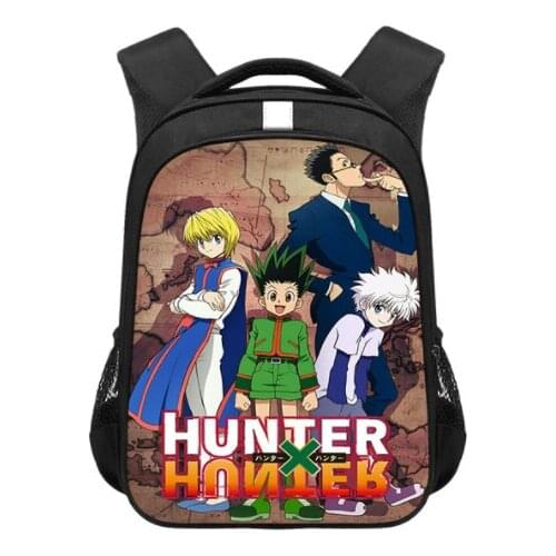 Hunter X Hunter Backpack Boys girls Schoolbag man Laptop Rucksack Travel Bag Teenage Bookbags Children School Bags