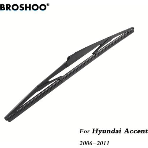 BROSHOO Car Rear Wiper Blades Back Windscreen Wiper Arm For Hyundai Accent Hatchback (2006-2011) 350mm,Windshield Auto Styling