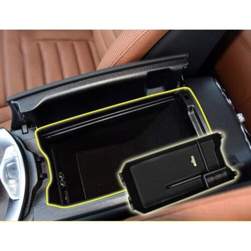 Car armrest box storage box central storage compartment compartment storage box car Accessories for benz GLC300 Deluxe Edition