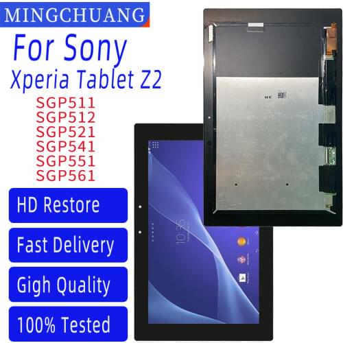 10.1″ LCD Display For Sony Xperia Tablet Z2 SGP511 SGP512 SGP521 SGP541 SGP551 SGP561 LCD and Touch Screen Digitizer Assembly