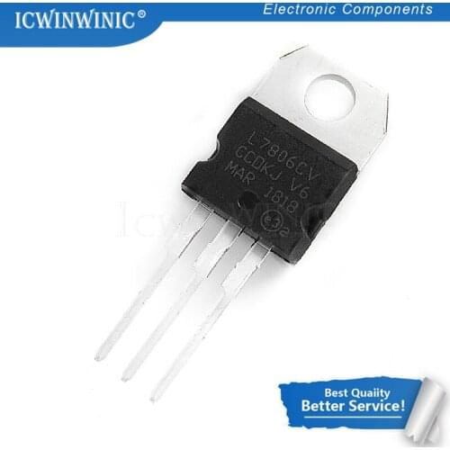 10piece L7806CV 7806 TO220 L7806 TO-220 LM7806 MC780 new original In Stock