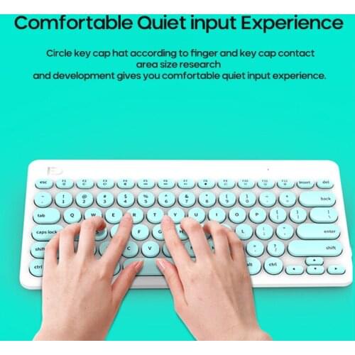 2.4G Wireless Silent Keyboard And Mouse Mini Multimedia Keyboard Mouse Combo Set For Notebook Laptop Desktop PC