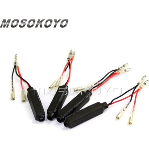 4pcs Motorcycle 12V 10 W 10 Ohms LED Flasher Resistor Indicator Load Fix Error Adapter Universal