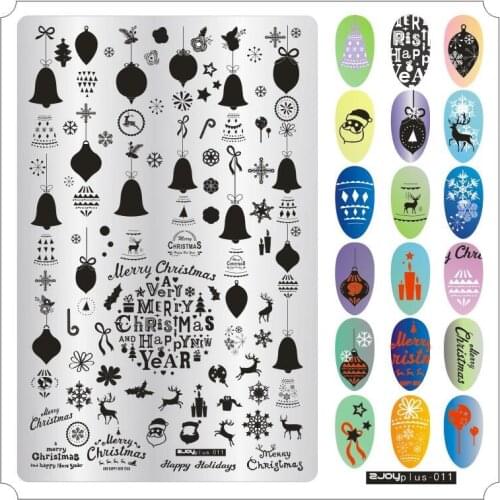 9.5x14.5cm ZJOY PLUS Nail Stamping Plate Halloween Image nail Art Image Konad Print Stamp Stamping Manicure Template