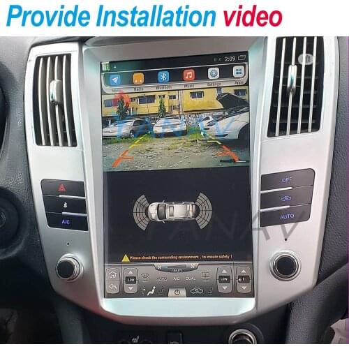 11.8" Car radio Multimedia Player For-Lexus RX RX300 RX330 RX350 RX400H 2004-2008 car stereo GPS Navigation car video Head unit