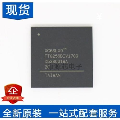 Free shipping 100pcs/lot XC6SLX9-2FTG256C XC6SLX9-2FT256C XC6SLX9 BGA256 new original stock