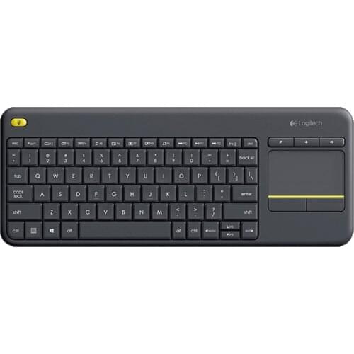 Logitech Wireless Keyboard K400 plus Wireless Touch Control Keyboard 10m Wireless Range for computer TV entertainment system