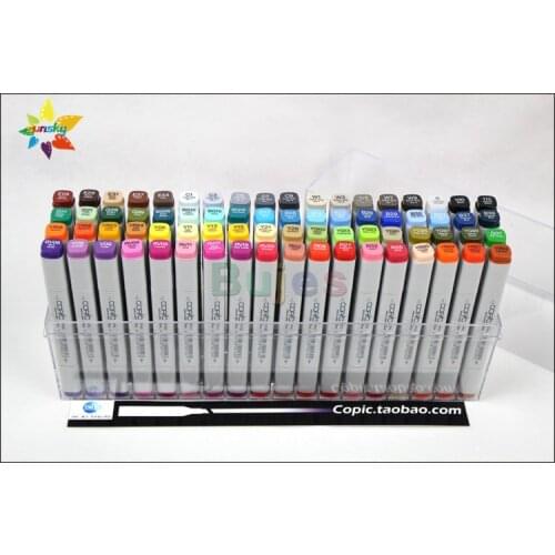 Original Japan COPIC marker Classic1 12/36/72 color Double head Square head 8mm/head 1mm alcohol oil cartoon marker art supplies
