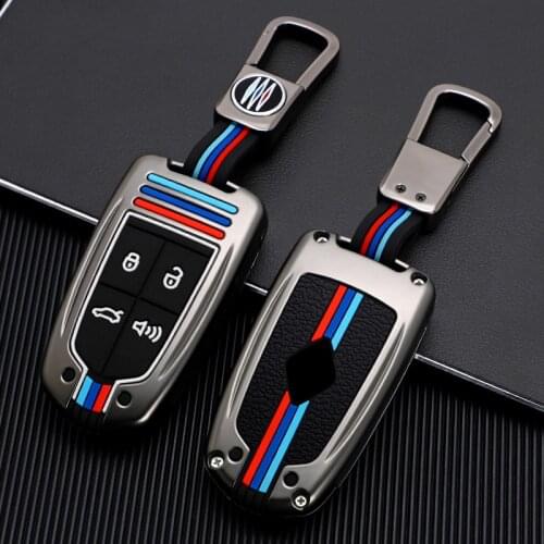Car Key Case For Borgward BX5 BX7 BX 2017 2018 Smart Remote Control Fob Shell Cover Keychain Protector Bag Accessory Car-Styling
