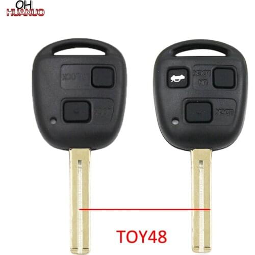 2/3 Button Remote Car Key Shell Case for Lexus RX300 LS400 LS430 ES330 SC430 IS300 LX470 RX330 RX350 GS300 TOY48