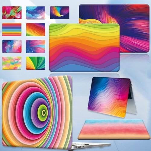 Laptop Case for Apple MacBook Pro 13/15/16 Inch/Macbook Air 11/13 Inch Watercolor Pattern Series Anti-fall Protective Shell