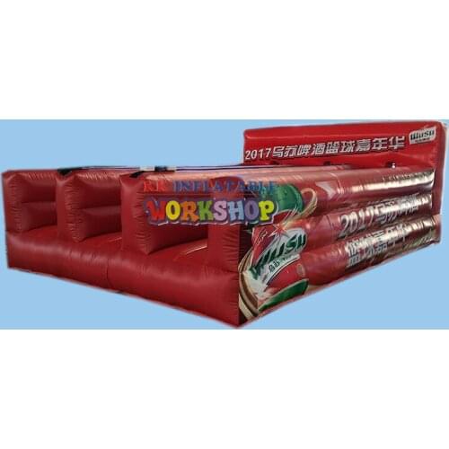 Customized Logo Printing Bungee Runway Inflatable Bungee Running Area for Sale