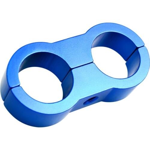 ESPEEDER 1Pcs Universal AN12 Billet Separator Divider Clamp Oil Hose Adapter For Oil Fuel Water Hose Adapter Bracket