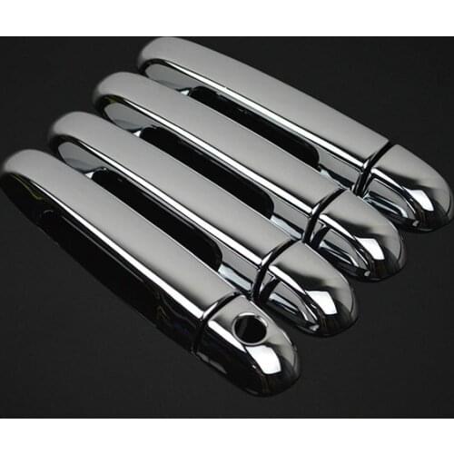 FUNDUOO New Chrome Car Side Door Handle Cover Trim For Hyundai Elantra / Hyundai i30 / hyundai i20 2007 2008 2009 2010 2011