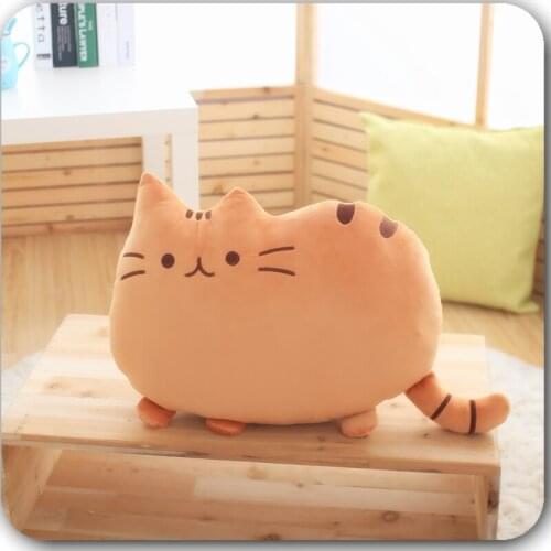 Kawaii Cat Cushion Stuffed Plush Animal Doll Pillow Cute Toys Birthday Gifts For Children Kid Girl Plush Cat Soft Present Girls