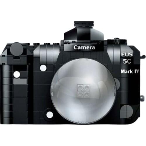 Mini Digital Camera EUS 5C Ideas Creator Building Blocks Set Bricks Classic Model Educational MOC DIY Toys For Kids Xmas Gift