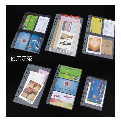 1PCS Binder Binder multifunction kit A5 A6 A7 B7 this essential accessory 6 hole loose-leaf paper bags