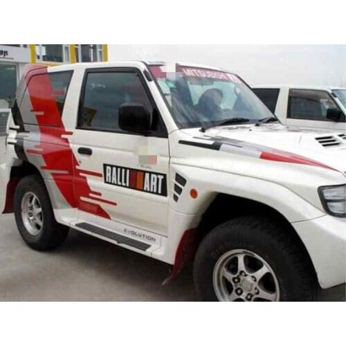 FOR Mitsubishi Pajero EVO Sticker Appearance Decoration Modified Decal Pajero V55 Body Customized Sticker