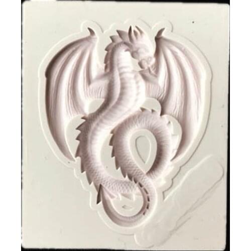 New DIY Dragon Styling Silicone Mold Sugar Fondant Cake Tool Baking Mold Cake Decoration Tools K046