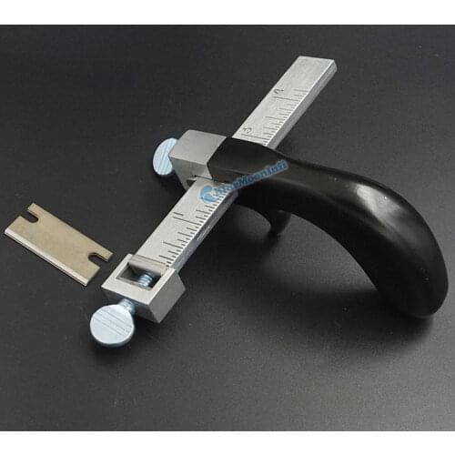 One pcs Draw Gauge Strap Cutter Belt cutter Professional Hand Leather craft Tool