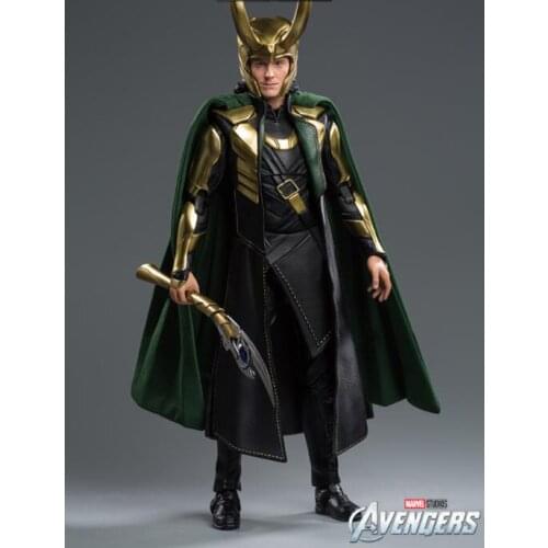 Original Marvel Loki Articulated 1/7 Action Figures Toys with LED Base