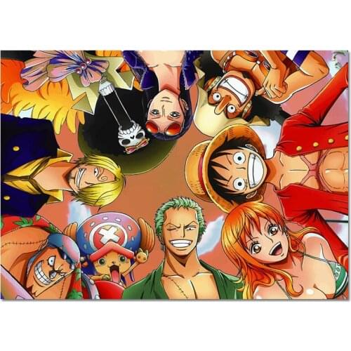 Japanese Anime One Piece Luffy Poster Anime Canvas Painting Wall Decoration Wall Poster Wall Art Picture Home Decoration
