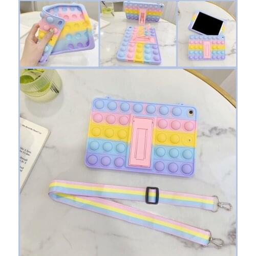 3D Decompression Tablet Silicone Cover For Samsung Galaxy Tab A7 10.4 2020 SM T500 T505 T507 Cover For Tab A 8.0 T295 T290 Case