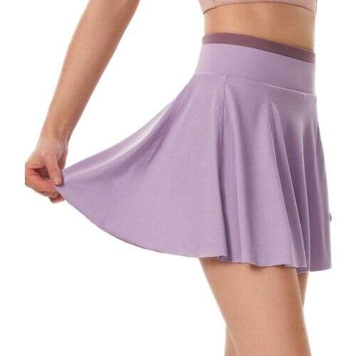 Cloud Hide Sports Skirts High Waist Tennis Golf Skirt Fitness Shorts Women Athletic Quick Dry Running Short Sport Skort Pocket