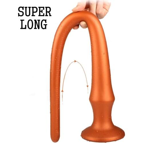 Super Long Silicone Butt Plug Anal Dildo Anus Dilator Adult Sex Toy For Women Men Gay Prostate Massager Erotic Buttplug Anal Toy