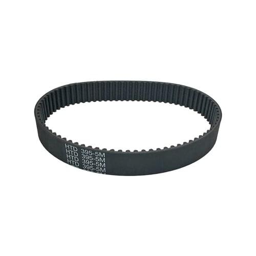 HTD350-5M HTD355-5M HTD370-5M HTD375-5M HTD390-5M HTD395-5M Rubber Timing Belt Black 1PC