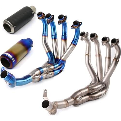 Full Exhaust System For KAWASAKI Z900 Motorcycle Header Pipe Racing Exhaust Muffler Ninja 900 Slip On Escapes