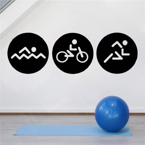 Funny sport Home Decor Vinyl Wall Stickers For Kids Rooms Diy Home Decoration Waterproof Wall Art Decal