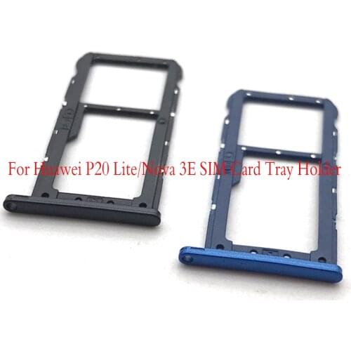 Replacement phone small parts accessories For Huawei P20 Lite / Nova 3E SIM Card Tray Holder Micro SD Card Slot Adapter