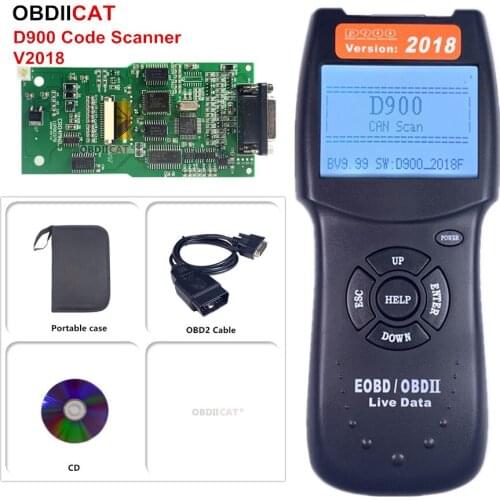 Factory Price!!! D900 Code Reader CANSCAN scanner OBD2 Live PCM Data Scanner Auto Code EOBD Diagnostic Car Scanner