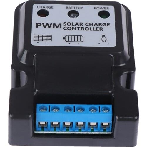 1Pc Durable 6V 12V 10A Auto Solar Panel Charge Controller Battery Charger Regulator Home Improvement