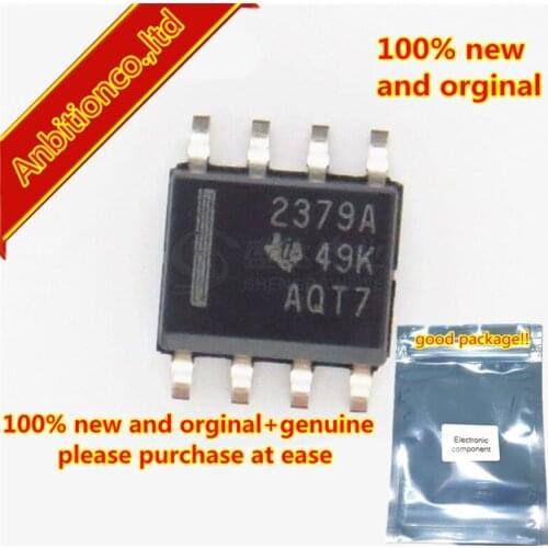 10pcs 100% new and orginal OPA2379AIDR silk0screen 2379A SOP-8 1.8V, 2.9mA, 90kHz, Rail-to-Rail I/O PERATIONAL AMPLIFIE in stock