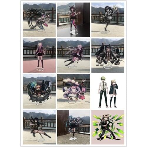 2021 Anime Danganronpa: Trigger Happy Havoc Anime Acrylic ChiaKi Stand Figure Model Desktop Decor Monokuma Tojo Kirumi Nanami