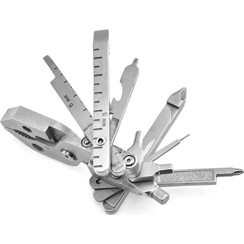 25 In 1 Multi-Functional Pliers Portable Mini Folding DIY Furniture Improvement Work Outdoor Hiking Camping Tool Multitools 11