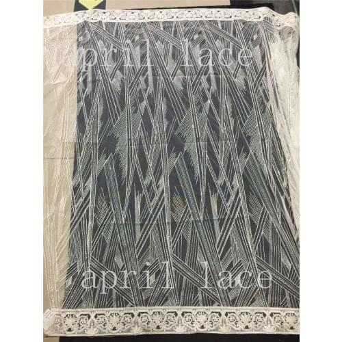 5yards /lot st002# offwhite stock sequin embroidery tulle mesh lace fabric for sawing bridal wedding/ evening dress
